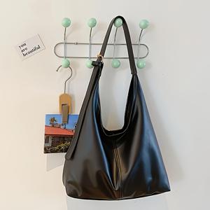 TEMU 빈티지 커뮤터 텍스처드 숄더백, 레이지 스타일 커뮤터 소프트 숄더 크로스바디 토트백, 한국 스타일 여성용 겨드랑이 가방, 커뮤터 핸드백, 캐주얼 숄더백, 사계절 모두에 적합, 데이트, 업무, 휴가, 파티, 클럽, 쇼핑 등에 완벽 - 여행이나 쇼핑 시 이 가방을 운반하는 탁월한 선택, 여성에게 이상적인 선물