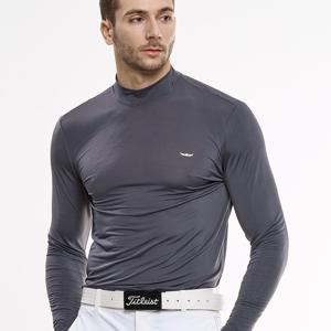 TEMU 남성용 시원한 쿨 냉감 긴팔 반목 티셔츠 콜드플레이스 (KP42LT032M)