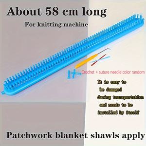 TEMU 1세트 DIY 뜨개질 직조기 키트, 직사각형 자가 직조 스카프 메이커, 스웨터 및 목도리용 수제 원사 공예 도구, 쉬운 설치, 멀티 컬러 (빨강/파랑/초록/노랑)