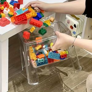 TEMU 1pc 화이트 플라스틱 신발 교체 스토올, 발받이, 헤어 워싱 스토올, 보관 벤치, 욕실 액세서리, 홈 데코 필수품|발받침대