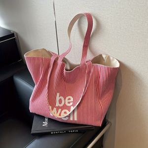 TEMU 대용량 캔버스 토트백 - 