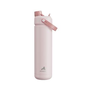 TEMU 1pc POWCAN 26oz 보온 보냉 스테인레스 스틸 물병, 2-in-1 빨대와 뚜껑, 누출 방지, 음료를 24시간 동안 차갑게 유지, 미끄럼 방지 그립, 차량 컵 홀더에 적합, 스포츠, 여행 및 학교에 이상적