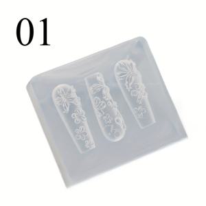 TEMU 1/7개 3D 꽃 네일 아트 스텐실, 장미, 튤립, 백합 실리콘 스텐실, 저자극성 실리콘 네일 스텐실, 꽃 나비 네일 아트 템플릿 실리콘 조각 스텐실, 장미 리본 3D 엠보싱 템플릿, 3D 네일 아트 엠보싱 실리콘 몰드, 미니 네일 스텐실, DIY 네일 아트 장식, 네일 아트 도구 - 네일 용품 - 매력 장식