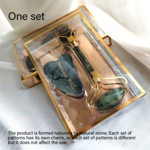 TEMU 1 세트 제이드 롤러 뷰티 툴 키트 - 수동 얼굴 마사지 마사저 - 과 샤 스크래핑 보드 - PVC, 무향, 전기 또는 배터리 불필요