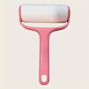 TEMU 1개 핸들 + 교체용 롤 6개, 종이 180장, 벨벳 브러시, 손으로 찢는 롤 브러시, 벨벳 브러시, 의류 털 제거기, 옷, 카펫, 자동차 시트용, 내구성 있는 핸들, 전원 불필요