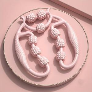 TEMU 3색상 옵션 - 피트니스 요가 스틱 다리 클램프 - 다리 마사지 롤러 도구 - 손잡이형 원형 다리 마사지기, 허벅지 및 엉덩이용 - 인체공학적 디자인과 텍스처 그립, 내구성 강한 구조, 홈 운동 및 운동 후 회복에 적합, 슬림한 디자인의 다리 마사지기, 튼튼한 제작