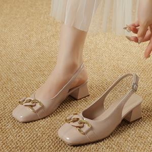 TEMU 여성용 우아한 보라색 블록 힐 pumps - 라운드 토, 발목 스트랩 디자인, 합성 상단 및 인솔, 고무 밑창, 편안한 미드 힐, 캐주얼 또는 공식적인 기회에 적합한 다용도 힐 | 우아한 신발 | 합성 신발