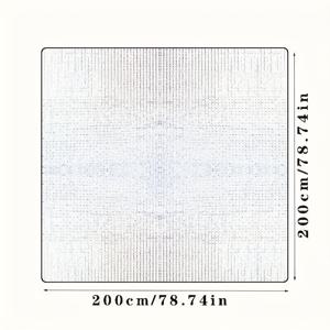 TEMU 1개 사계절용 대형 4인 캠핑 매트 - 내구성 강한 포일 & EPE 소재, 양면 알루미늄 방습 단열, 휴대용 야외 피크닉 및 텐트 패드 (해변, 캠핑, 뒷마당 모임용)