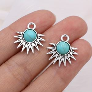 TEMU 15pcs 태양 주문 매듭, 주석 합금 및 플라스틱 팬 모양 비즈 DIY 보석 만들기, 목걸이, 팔찌, 귀걸이, 열쇠장식 액세서리