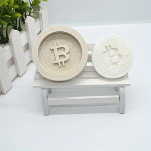 TEMU 1pc 3D 비트코인 실리콘 몰드, 캔들 몰드 비누 몰드 클레이 몰드 DIY 제작 장식용