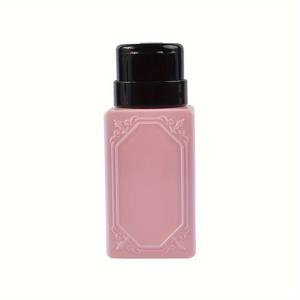 TEMU 1 PC 230ML 휴대용 플라스틱 빈 디스펜서 네일 클리너 컨테이너 리필러블 병 재사용 가능한 프레스 펌프 병 청소기