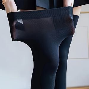 TEMU 여성용 우아한 시스루 허벅지 높이 스타킹 1켤레 - 귀여운 로리타 스타일, 회색 메쉬 무릎 위 양말, 부드러운 나일론 혼방, 손세탁 가능, 축제 및 캐주얼 의상에 완벽함, 체크무늬 양말 | 나일론 혼방 양말, 허벅지 높이 양말