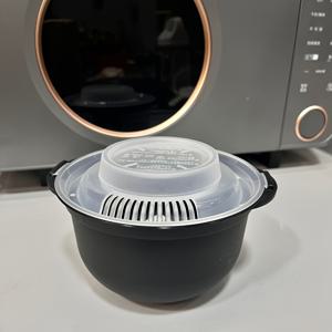 TEMU 1pc 미니 전자레인지 스팀러 볼 - PP 소재, 600W & 아래 전자레인지 안전, 쌀, 야채, 만두용 컴팩트 주방 스팀러 - 전기 필요 없음, 쉬운 스팀링 솔루션, 전자레인지용 스팀링 컨테이너, 만두 준비, 현대 주방 용품, 내구성 있는 주방 용품