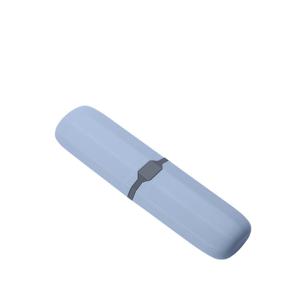 TEMU 1개 내구성 있는 휴대용 칫솔 및 치약 여행 케이스 - 투명, 연한 파랑, 흰색, 검정 | 누수 방지 디자인, 인체공학적 그립, 집과 여행에 적합한 컴팩트 사이즈 | 무향 개인 관리 정리함