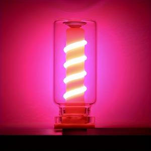 TEMU 투명한 스프링 터치 조명 USB 대기 조명, 레트로 크리에이티브 LED 환경 조명, 자동차, 침실, 캠핑, 파티, 미니 장식 조명, 유니버설 USB 램프|무드등