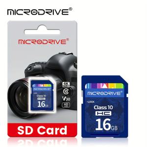 TEMU 마이크로드라이브 SD 블루 메모리 카드, Class10 U3 UHS-I 128G, 64G, 32G 고속 메모리 카드, 일안대형 디지털 카메라 데이터 저장용