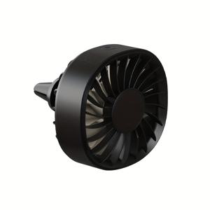 TEMU 1개 무소음 터보 자동차 팬 - USB 클립온 벤트 쿨러, RGB 분위기, 3단계 속도 산업용 모터로 빠른 냉각, 소음 없음|차량용선풍기