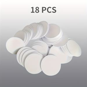 TEMU Mifare/F08 UID 재작성 가능한 태그 - 13.56MHz Mifare 1K 프로그래밍 가능한 RFID 동전 태그, 25mm 원형 PVC 흰색 접촉리스 카드, 액세스 제어, 재고 및 자산 추적, RFID 카드 태그, 액세스 제어 태그, 기능적 디자인, 배터리 없음