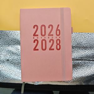 TEMU 2026-2028 3년 월간 플래너 캘린더 - 1월 2026~12월 2028, 날짜 기능 포함, 세련된 디자인 & 휴대용 사이즈 (핑크, 퍼플, 블루, 블랙), 모던 커버, 안전 잠금 장치|캘린더