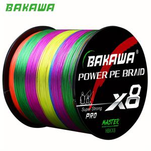 TEMU BAKAWA 500m 8가닥 브레이드 낚시줄 100% PE 방지 유지 브레이드 낚시줄 초강력 텐션 잉어 낚시 장비, 민물 및 바닷물에 적합한 부드럽고 내구성 있는 캐스팅/우븐 로드용|낚시대