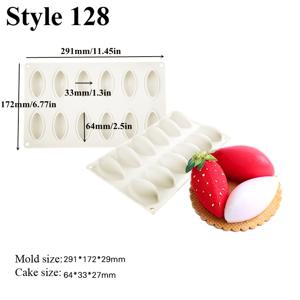 TEMU 1pc 3D 실리콘 몰드, DIY 푸딩을 위한 퐁당 몰드 초콜릿 캔디 디저트 아이스 큐브 껌 붙여넣기 컵케익 케이크 토퍼 장식 비누 몰드 수제 , 베이킹 도구, 주방 가제트