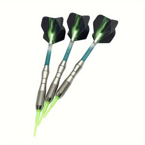 TEMU 3개 세트 소프트 팁 다트, 표준 안전 다트 샤프트 및 오로라 윙, 엔터테인먼트 게임용 다트
