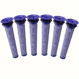 TEMU 다이슨 무선 진공청소기용 6개 세트 사전 모터 교체 필터 - V6, V7, V8, DC58, DC59, DC61, DC62, DC74 모델 호환 - 고효율 공기 정화 액세서리