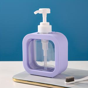 TEMU 300ml 대용량 무향 플라스틱 여행 로션 서브 병 욕실 샤워 젤 샴푸 손 세척제 프레스 병