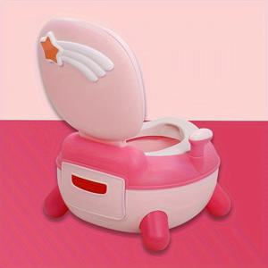 TEMU 1pc PANLYNNER 어린이용 화장실 의자, 로켓 패턴, 내구성 있는 플라스틱, 안전한 PP 재질, 8 개월에서 6 세까지 적합, 크리스마스, 할로윈, 추수감사절, 새해, 데이 선물에 이상적