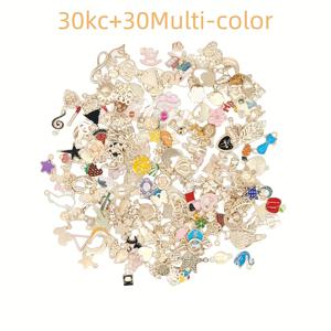TEMU 40/60/80/100/200 (20방울 오일 + 20합금, 30방울 오일 + 30합금, 40방울 오일 + 40합금, 50방울 오일 + 50합금, 100방울 오일 + 100합금 혼합 주얼리 펜던트 DIY 휴일 팔찌, 목걸이 및 귀걸이용 아연 합금