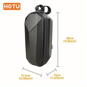 TEMU HOTU 5L 전기 자전거 핸들바 가방, 내구성이 뛰어나고 대용량 전기 스쿠터 보관 케이스, 자전거 및 밸런스 바이크용 분리형 디자인, EVA 하드 쉘, 플라스틱 소재, 자동차 내부 액세서리|전기스쿠터