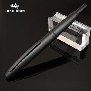 TEMU 1pc Jinhao 10 핫셀링 브랜드 새로운 프레스 아웃 니브 금속 펜, 리트렉터블 파인 니브와 잉크 컨버터