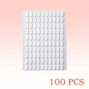 TEMU 100/300/500개 투명한 이중면 접착제 네일 스탠드 테이프, 네일 아트 디스플레이용 미리 자른 스트립, 쉬운 설정, 내구성 있는 접착제, 네일 아트 용품, 네일 용품, 네일 살롱 액세서리, 네일 아트 용품, 네일 살롱 액세서리|네일재료