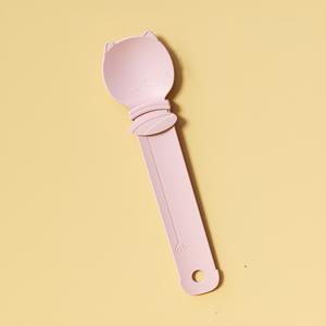 TEMU 1/4개, 사색 고양이 스트립 피더 스퀴저 고양이 먹이 주는 숟가락, 쉽게 짜기 쉬운 고양이 음식 디스펜서 - 긴 손잡이가 있는 젖은 식품 피더, 내구성 있는 플라스틱 애완 동물 간식 숟가락, 고양이 급여 도구