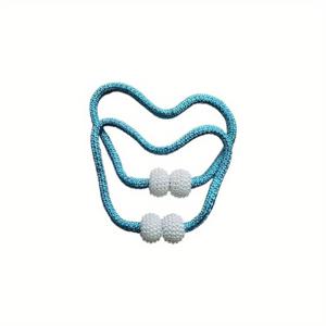 TEMU 5가지 색상 중 선택, 2pcs 인조 진주 커튼 스트랩 자석 커튼 버클 커튼 액세서리 커튼 타이백, 거실 침실 사무실 홈 데코용