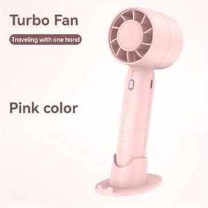 TEMU 휴대용 미니 핸드팬, USB 충전식 배터리 포함, 세 가지 속도 조절 가능, 스탠드로 사용 가능한 베이스 제공, 개인용 및 가정/야외 여행/캠핑에 적합, 훌륭한 휴가 선물