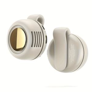 TEMU 1개 휴대용 미니 팬, 360° 바람 방향 조절 가능, 3단 속도 조절, USB 충전식, 900mAh 배터리 & 클립 스탠드 포함 - 가볍고 휴대하기 쉬운 캠핑, 여행, 가정용 쿨링 기기, 다목적 휴대용 선풍기