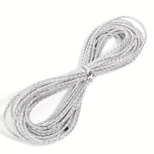 TEMU 10ft/팩 소프트 인조 가죽 코드 3mm DIY 인조 가죽 팔찌 목줄 열쇠장에 사용되는 수제 네 줄 인조 가죽 로프