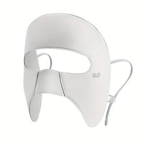 TEMU 1pc GOLOVEJOY 남성 및 여성용 경량 통기성 아이스 슬리키 섬유 원단 선 비저 얼굴 마스크 - 조절 가능한 귀 루프, 회색, 야외 낚시, 사이클링, 스포츠 및 여행용, 낚시 마스크, 스포츠 액세서리, 세련된 디자인, 유연한 소재, 배터리 없음