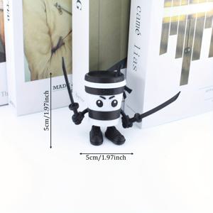 TEMU 1개 닌자 아트 커피 컵 조각상 장식품 3D 프린팅 이탈리아 브레인스토밍 어사시 카푸치노 커피 테마, 집, 카페, 바 장식용, 수제 창의적인 장식품, 커피숍 전용 두 가지 색상 선택 가능, 전기 불필요, 통 통 통 사후르