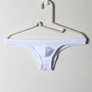 TEMU 남성용 섹시한 비키니 팬티 - 통기성이 좋은 로우라이즈 속옷, U-Convex 포켓