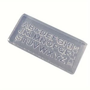 TEMU 알파벳 문자 네일 아트 장식 실리콘 몰드, 패셔너블 DIY 네일 장식용 빠른 조각 소프트 템플릿, 무향 투명 도구 및 액세서리 세트 매니큐어 디자인용