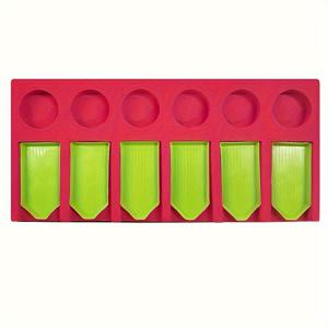 TEMU 6-Pack 페인팅 트레이 세트, EVA 소재 폼 보관 정리함, 쥬얼리 만들기 및 공예 용품 보관