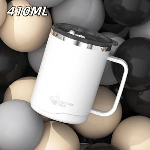 TEMU 1pc 스테인레스 스틸 텀블러 - 뚜껑이 있는 이중 벽, 보온, 누수 방지, 내구성, 휴대용 커피 컵 - 야외 사용을 위한 이상적인 선물 - 크리스마스, 생일, 축제를 위한 이상적인 선물, 야외 커피 컵 | 현대 커피 컵 | 스테인레스 스틸 텀블러