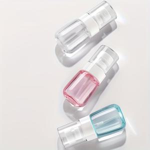TEMU 3팩 미니 스프레이 병 30ml - 휴대용, 리필 가능, 화장품용 플라스틱 여행용 아토마이저, 라이트 베이지 케어, 무향 워터 토닉 - 다양한 색상