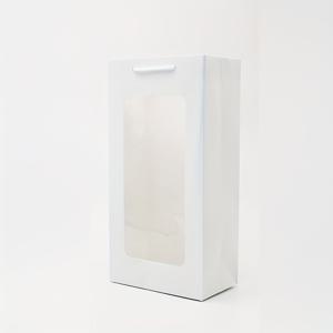 TEMU 10개 투명 뷰 창 선물 가방 세트 - 28x14x8.5인치 PVC/종이 토트백, 황마 로프 손잡이 포함, 결혼식, 생일, 기념일, 어머니의 날 및 아버지의 날 특별한 행사용 우아한 화이트 베르사틸리티 파버 백 | 디자인 | 자연 요소 디스플레이