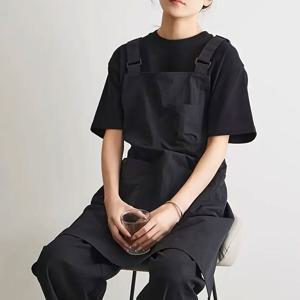 TEMU 1pc 일본식 폴리에스터 앞치마, 포켓, 조절 가능한 스트랩 및 가슴 포켓 - 내구성 있는 주방 및 레스토랑 사용, 여러 색상 선택 가능, 레스토랑 주방복 | 기능성 앞치마 | 내구성 있는 앞치마