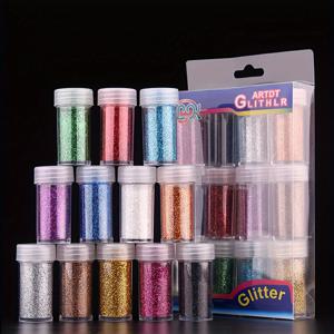 TEMU JADELOTUS 12 색상 10g 초박형 글리터 세트, 레진 공예, DIY 프로젝트, 슬라임 및 네일 아트용 다색 스파클러 파우더 - 생동감 있는 비색 마무리, 공예 글리터 | 생동감 있는 마무리 | 내구성 있는 스파클러, 공예용 글리터|슬라임