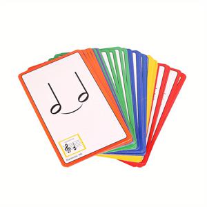 TEMU 50개 회전식 음악 플래시 카드 - 피아노 및 기타 노트 차트, 조화 및 멜로디 간격, 색다른 디자인으로 학습 및 연습에 적합, 음악 교육 도구 | 색다른 플래시 카드 | 내구성 있는 종이 카드, 피아노용 음악 플래시 카드