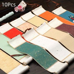 TEMU 10pcs 예술적인 중국 롤러 종이 - 빈 쌀 종이, 세련된 패턴, 전통 중국 예술 작품, 수미에, 문화 프로젝트에 이상적, 수미에 종이 | 전통 중국 예술 작품 | 쌀 종이 롤러, 수미에 종이